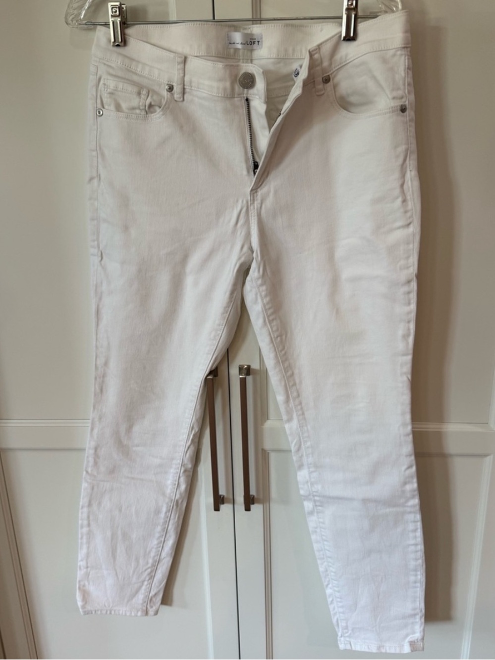LOFT White Skinny Jeans - Women's Slim Skinny Fit